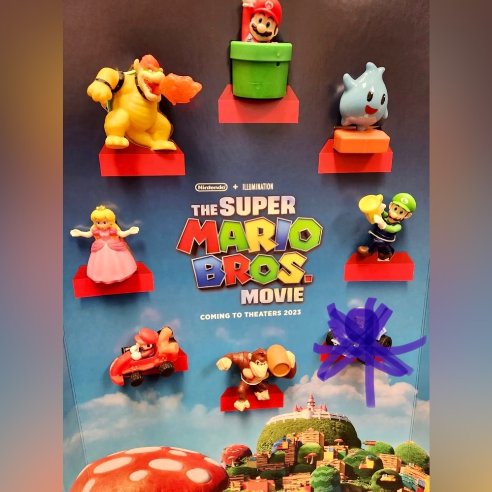 2022 McDONALD'S New The Super Mario Bros Movie Happy Meal Toys